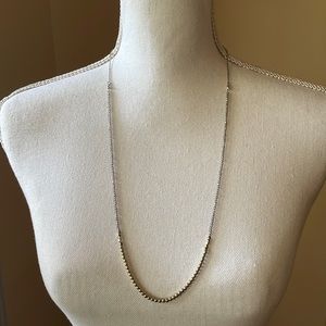 EUC LOFT Beaded Necklace; Gold Tone